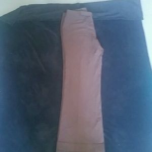 Brown Nine West Slouchy Cyndi dress slacks size 10